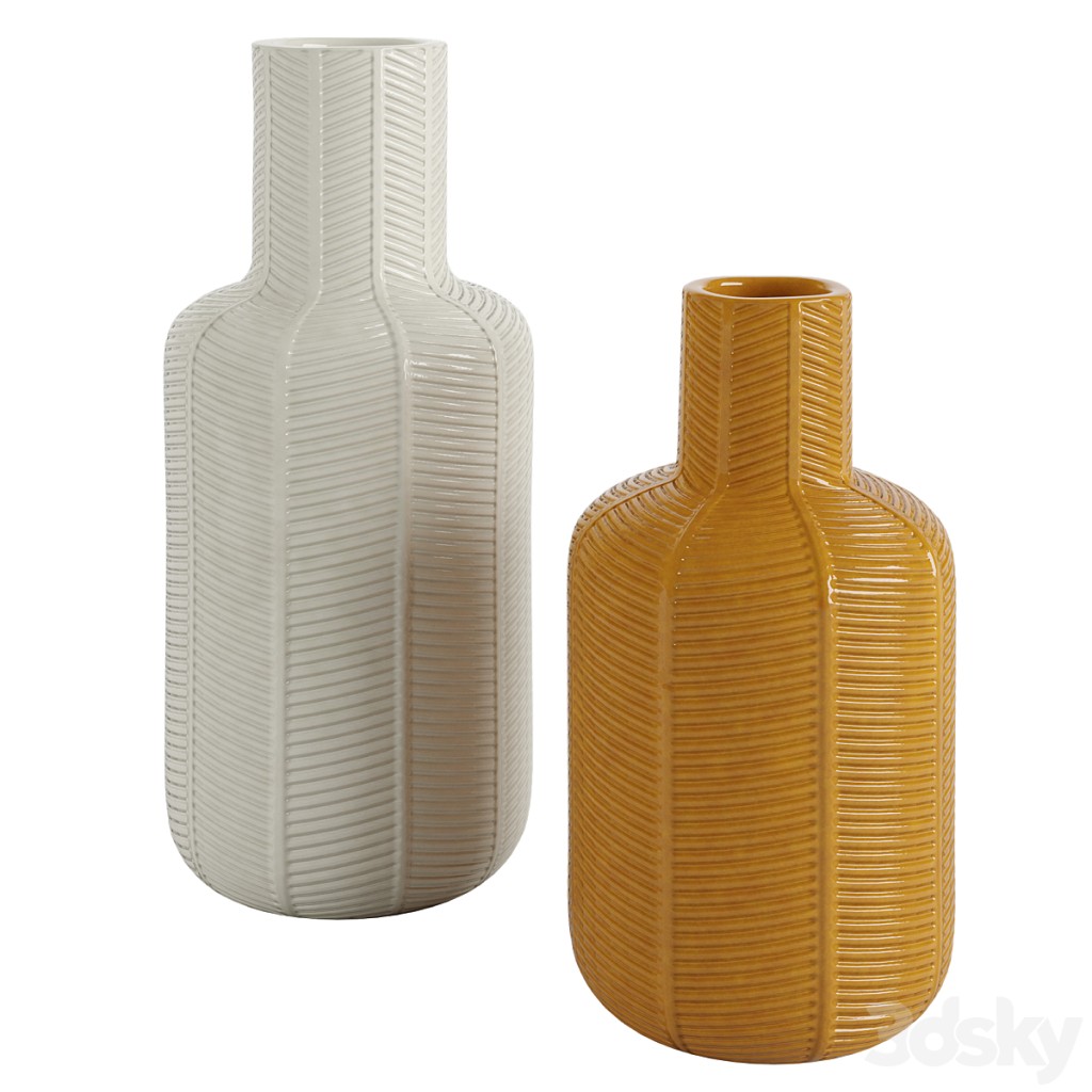 Artisanal Ceramic Vase Set