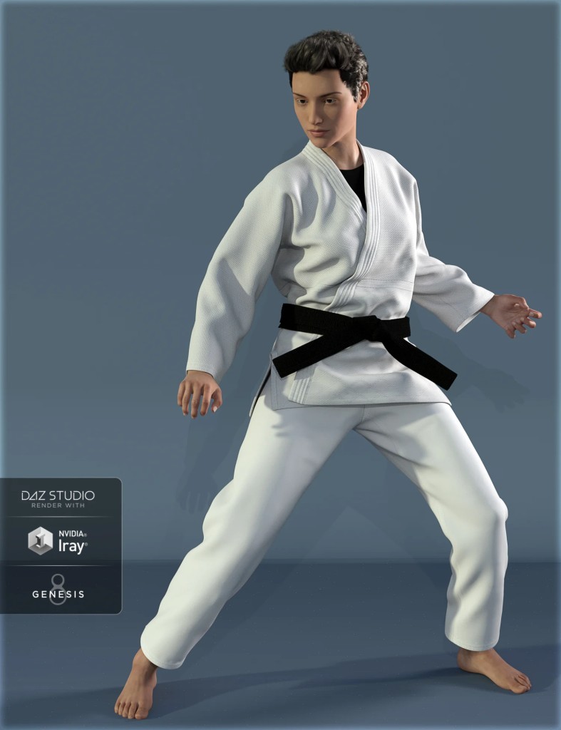 dForce HnC Judo Suit for Genesis 8 Females