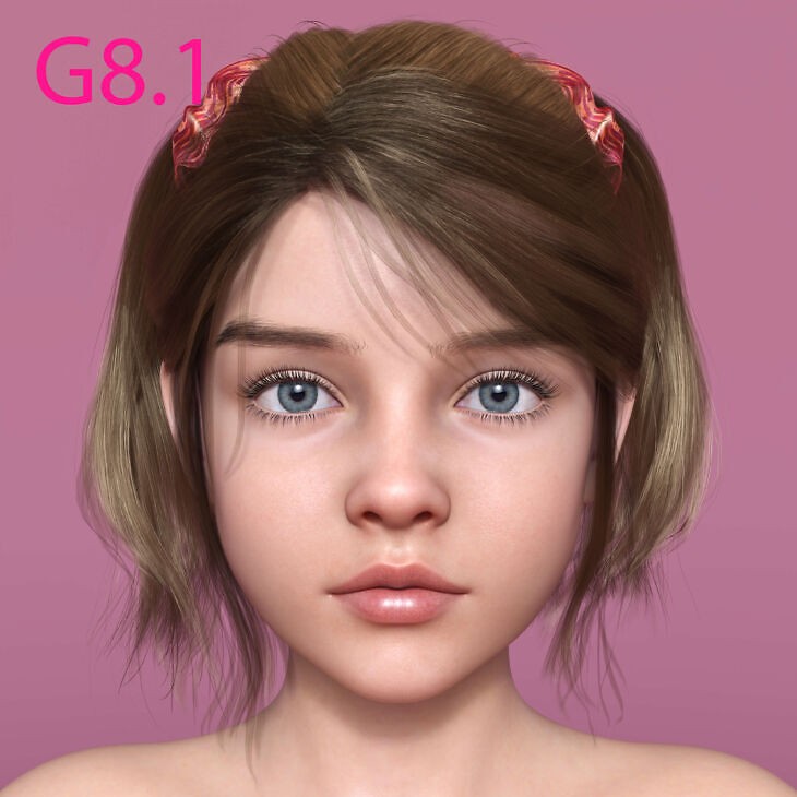 Kk Sasha Character for Genesis 8,8.1 F
