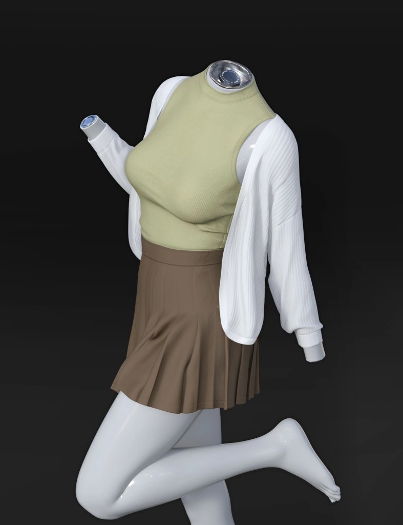 dForce SU Summer Day Clothes for Genesis 9, 8.1, and 8 Female