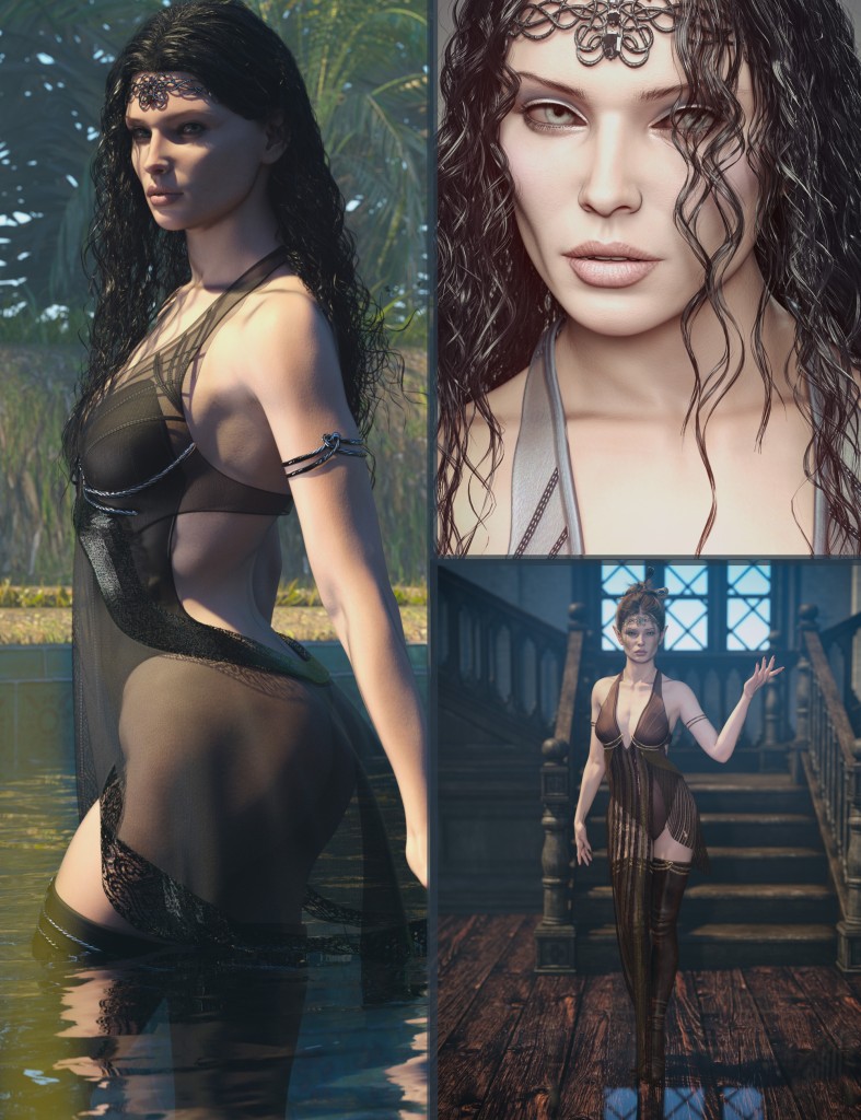 CB Sana Character, Clothing and Texture Expansion Bundle for Genesis 9
