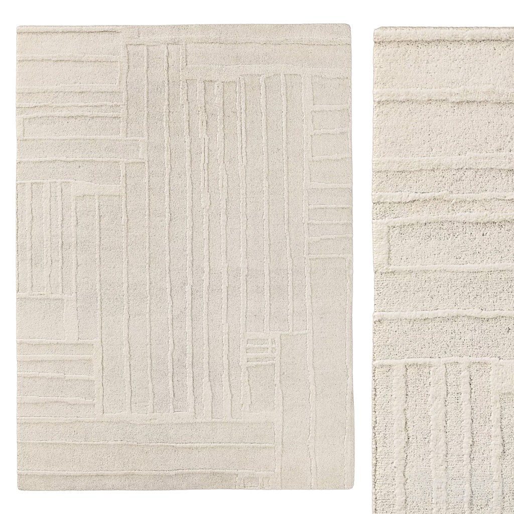 PAAVAI HAND-KNOTTED WOOL RUG