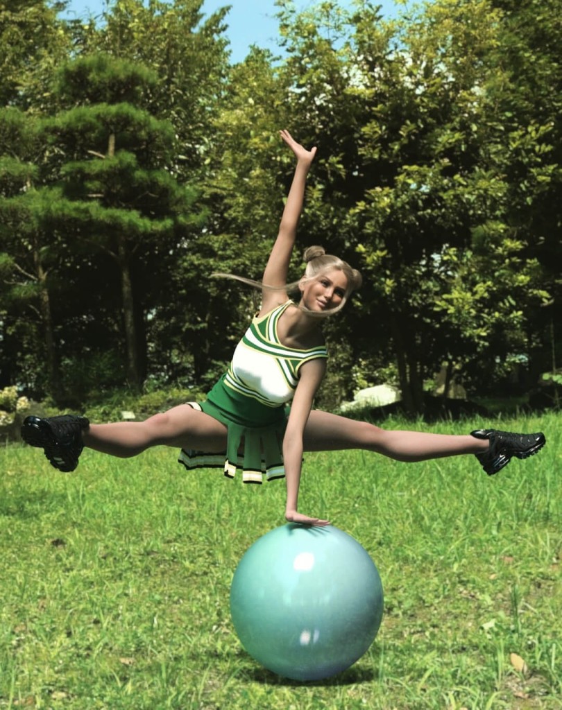 dForce Cheerleader Outfit for G9
