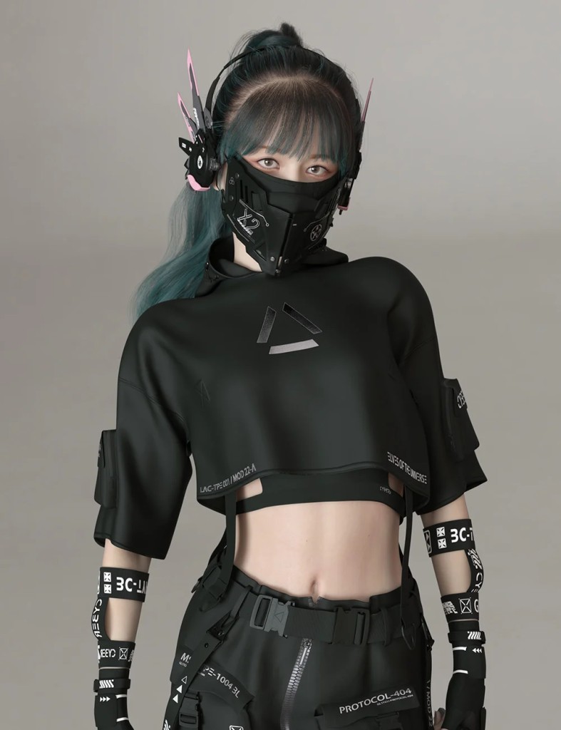 dForce Princess Mu's Techwear Outfit