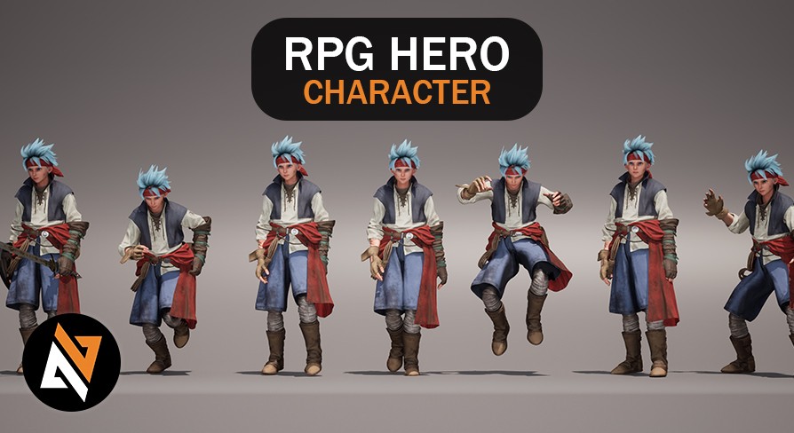 [UE5.3] RPG Hero Character