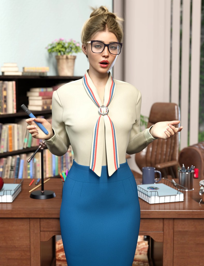 Z Professions Teacher Pose Mega Set for Genesis 9 and 8 Female