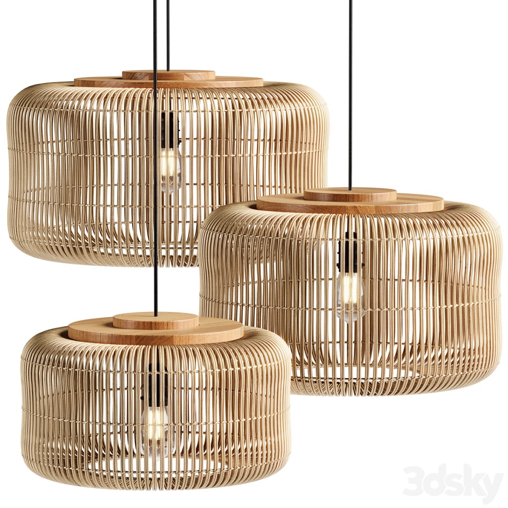 Bucket Hanging Lamp Charcoal