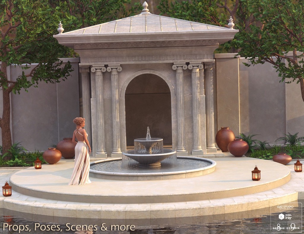DMs White Fountain