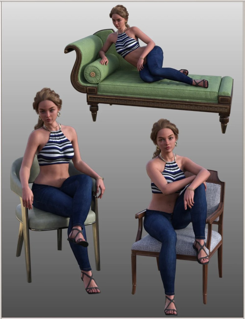 FG Sofa and Chairs Poses