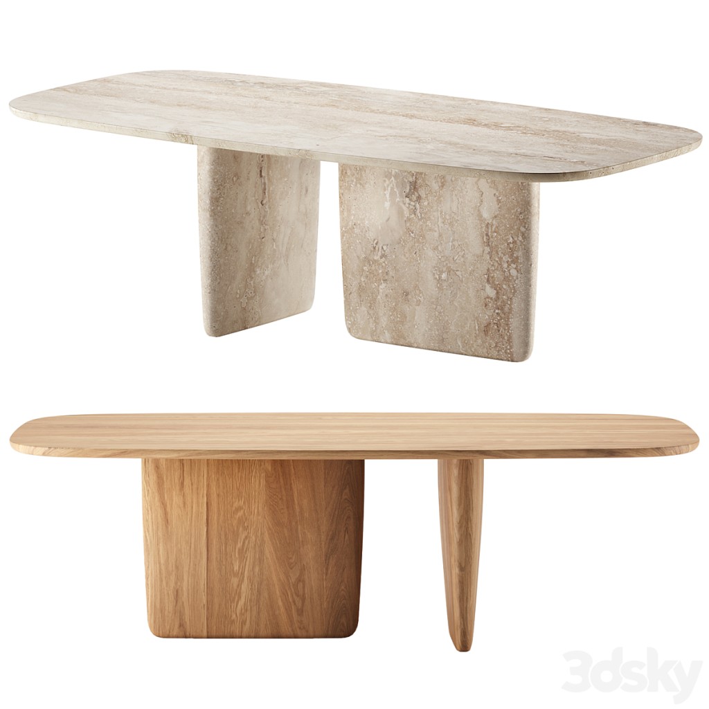 TOBI-ISHI Oval Dining Table by B&B Italia
