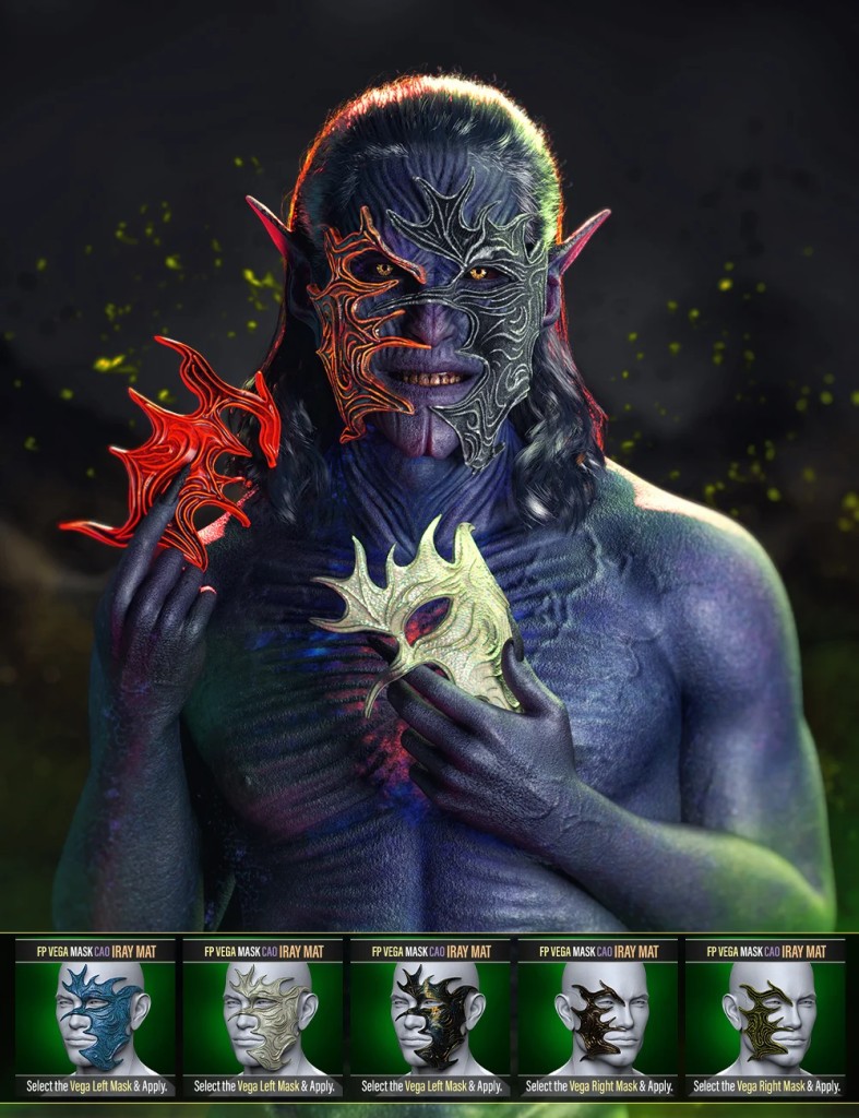 FP Corruption AddOn for NDFP Vega Mask for Genesis 9