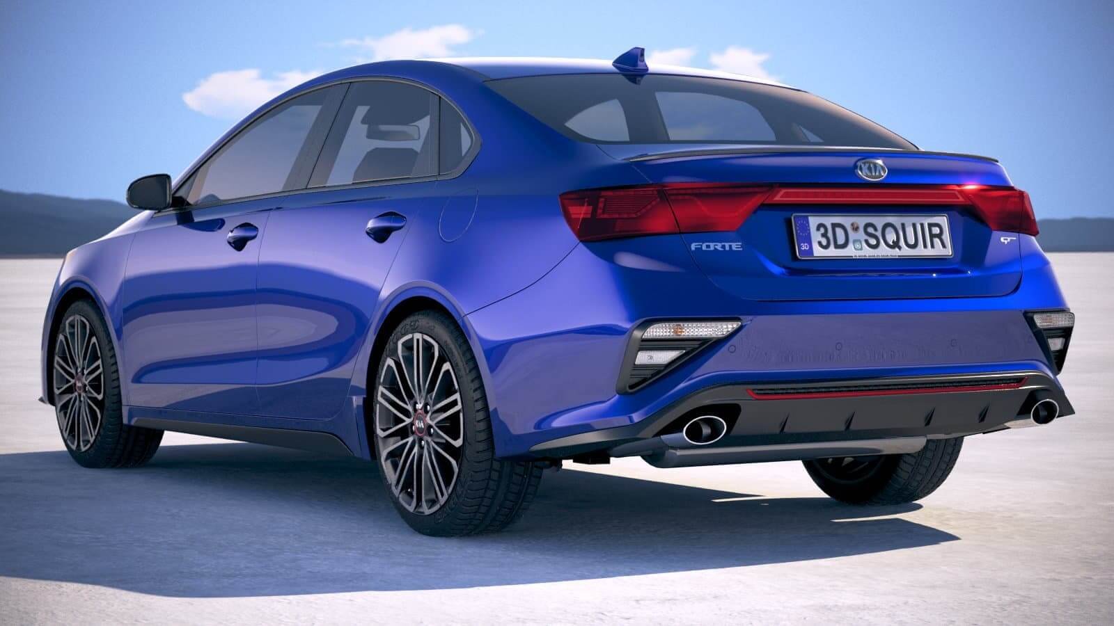 Kia Forte GT 2019 3D Model
