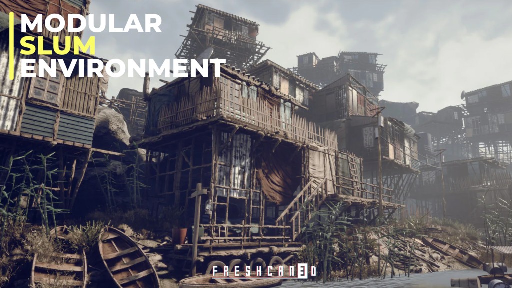 [UE] Modular Slum Environment (full version)