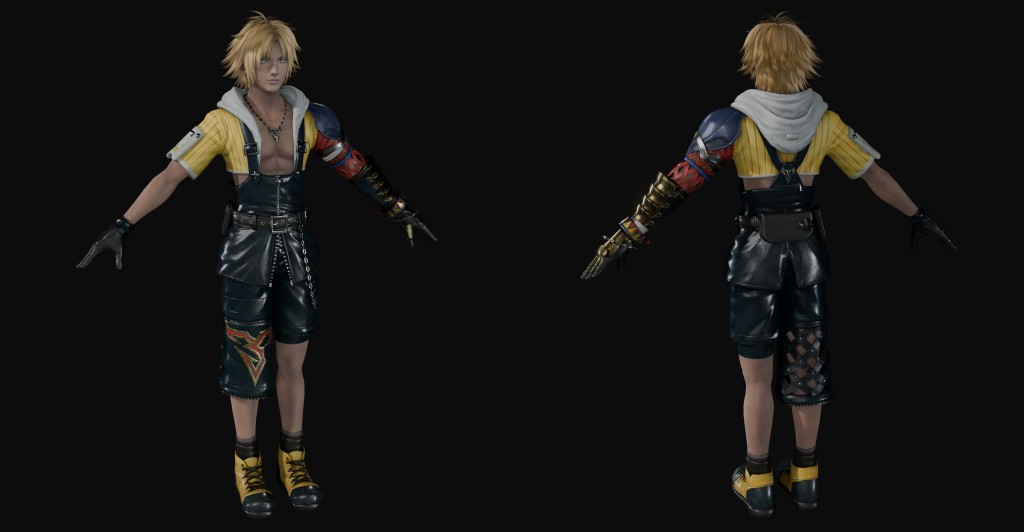 Tidus (Zanarkand Abes Uniform) Basic for Blender 4.x