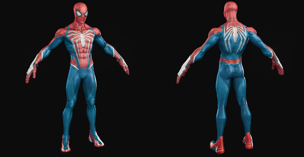 Spider-Man (MSM2) Basic for Blender 4.x