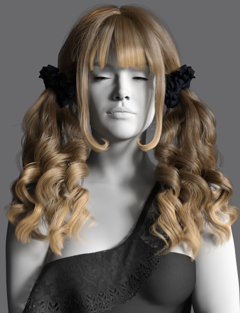 dForce Dokidoki Hair for Genesis 9
