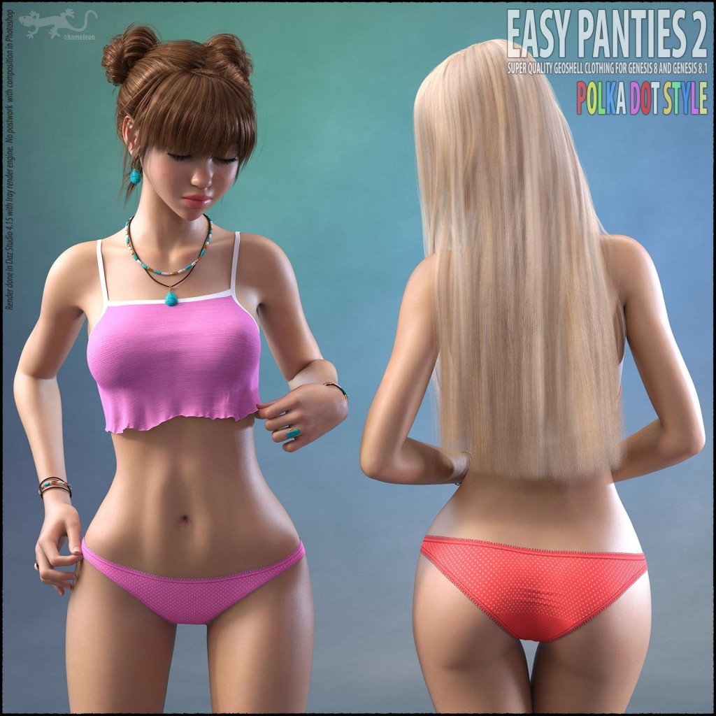 Easy Panties 2 for Genesis 8 and Genesis 8.1