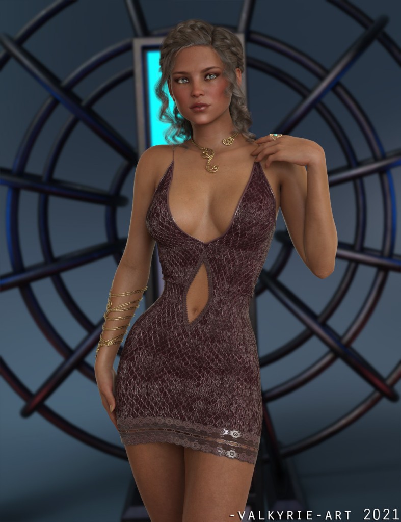 InStyle - dForce Seamless Slip Dress for Genesis 8 Females