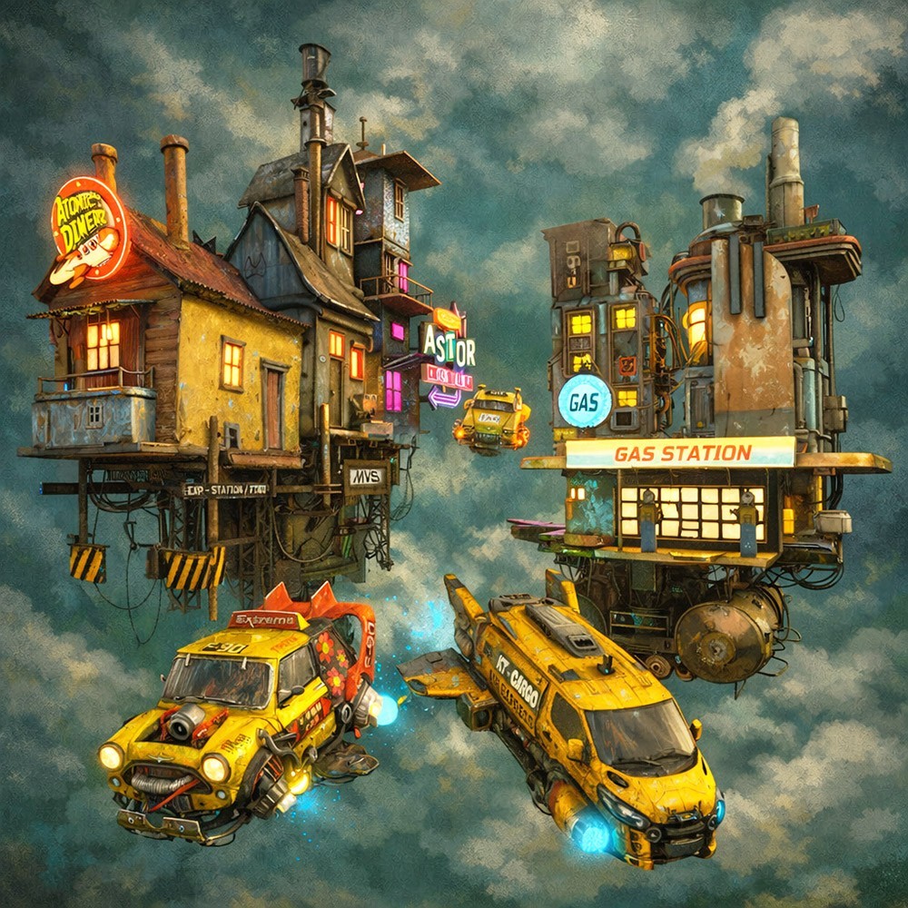 DieselPunk World – Set 1 for Daz Studio