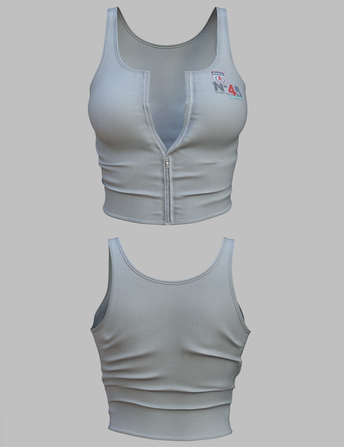 dForce Half Zip Tank Top Genesis8-8.1Female