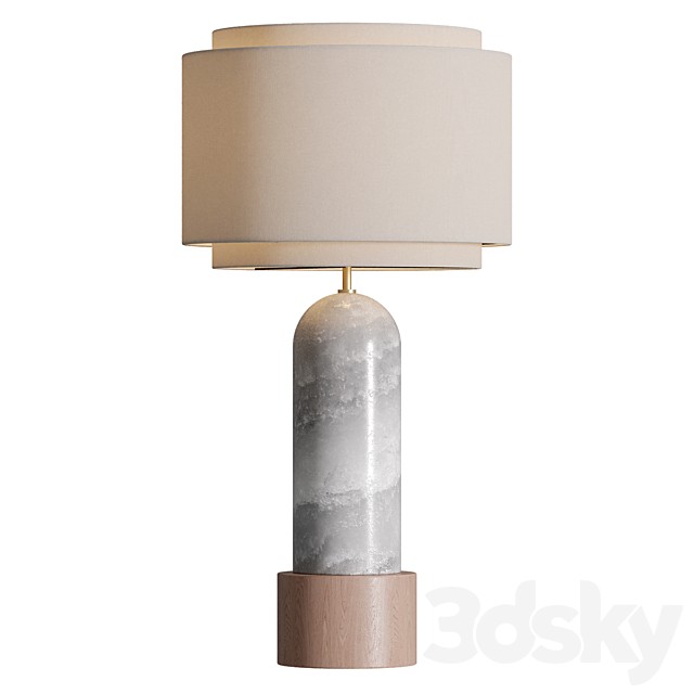 Tobacco Alabaster And Oak Base Pura Kelo Double Table