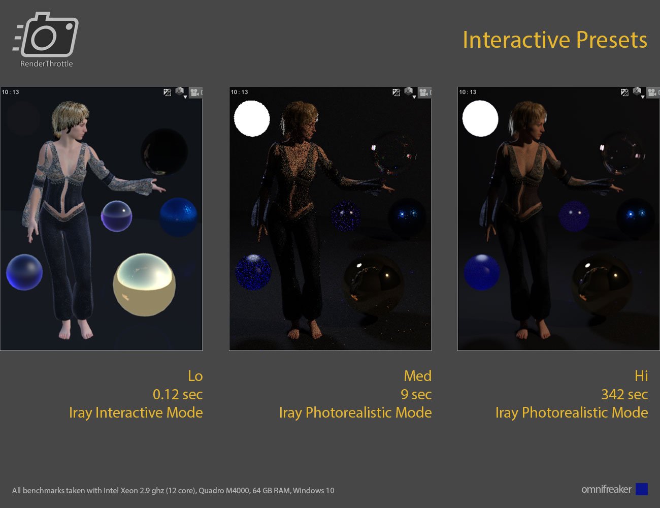 Render Throttle for Iray
