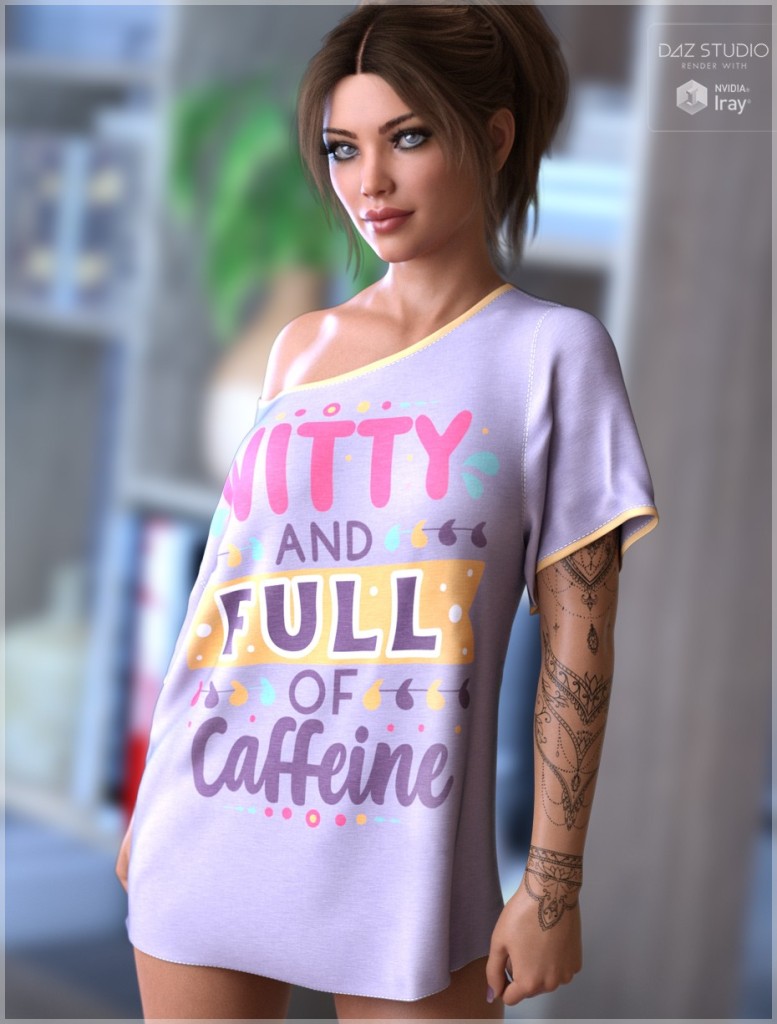 dForce Lounge Tee and Panty G8FG8.1F G9