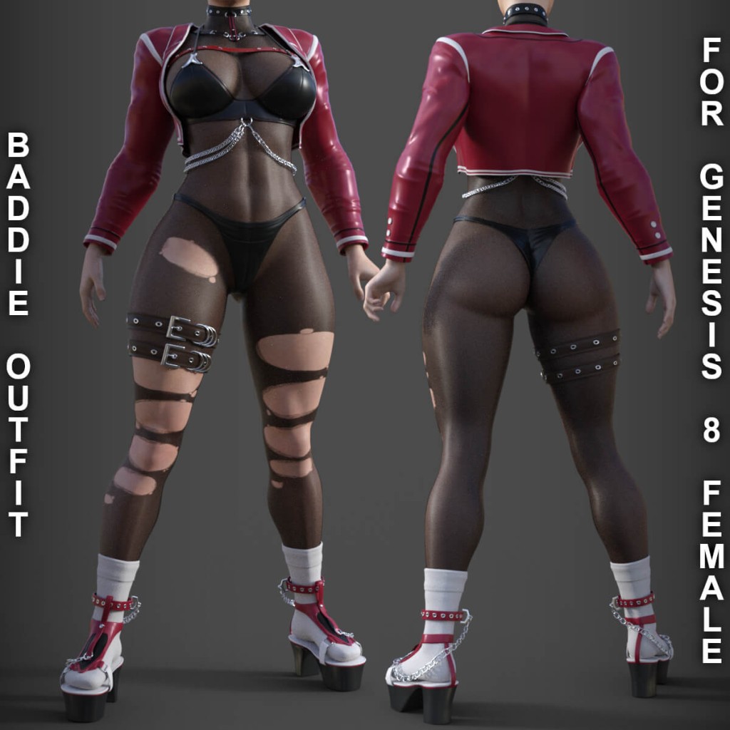 Baddie Outfit for Genesis 8 Female