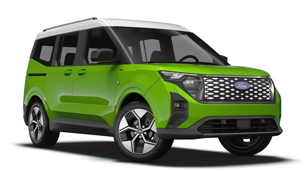 Ford E Transit Courier Active Tourneo 2024 3D Model