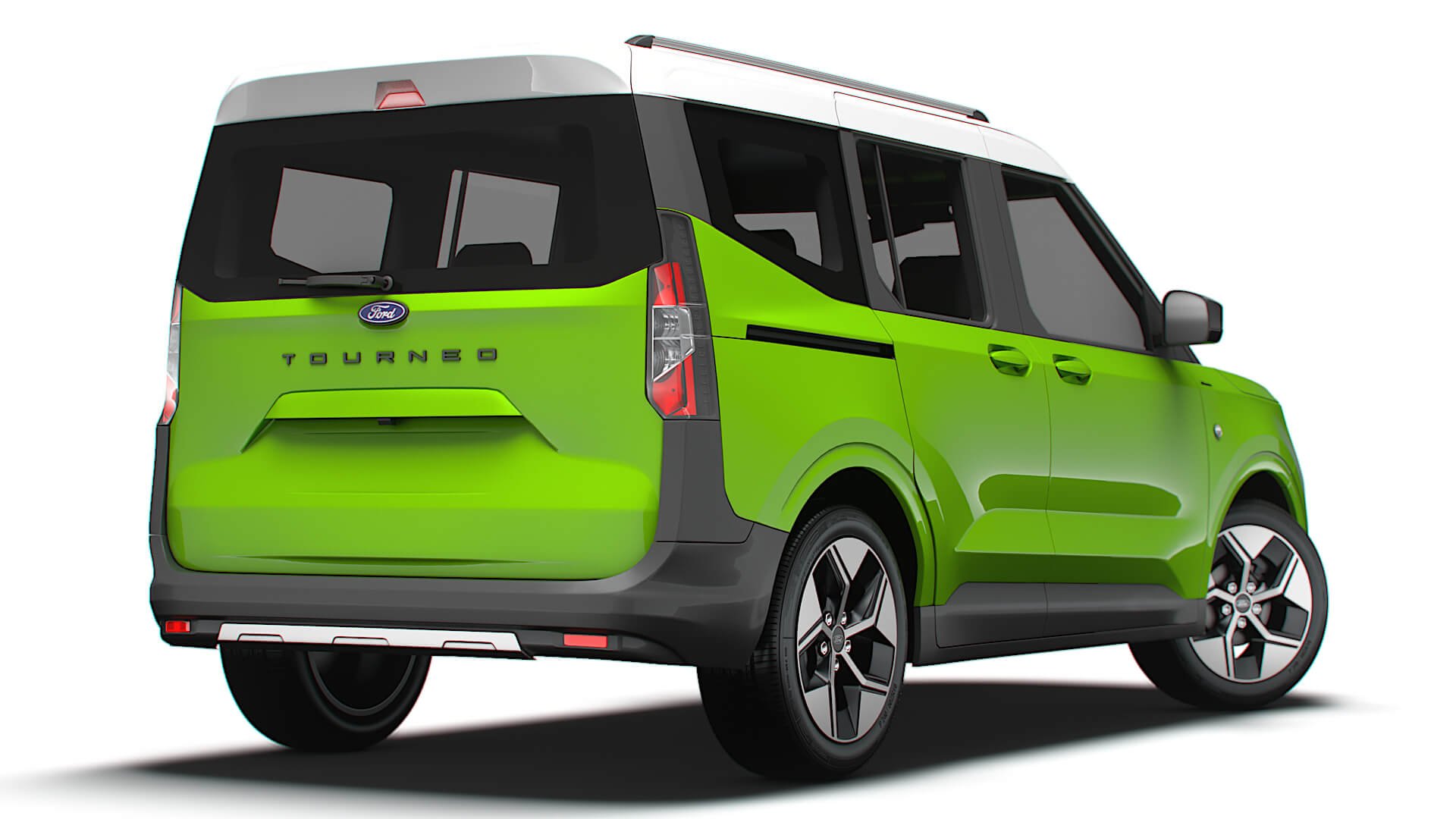 Ford E Transit Courier Active Tourneo 2024 3D Model