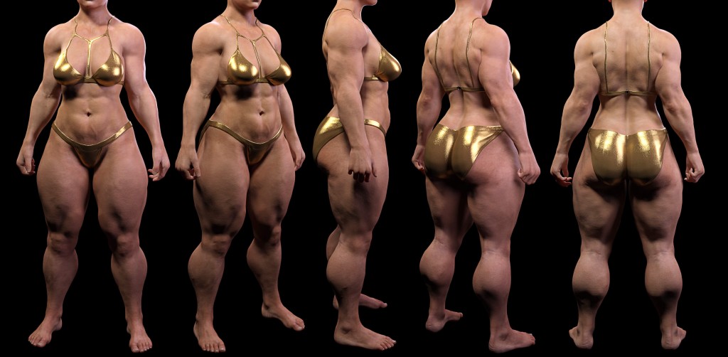 Muscle Mommy 2: Morphs for G8F
