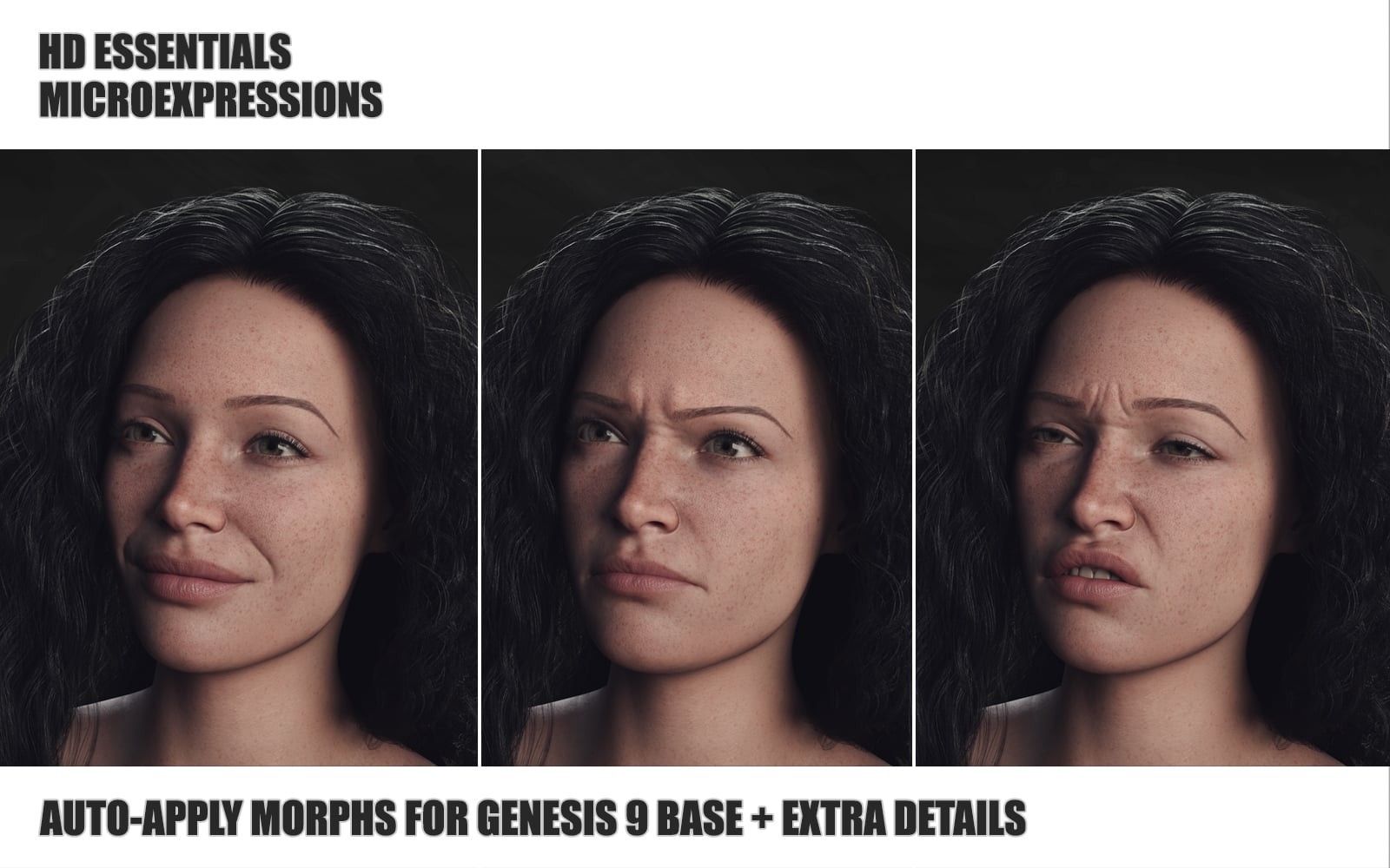 HD Essentials Microexpressions for Genesis 9