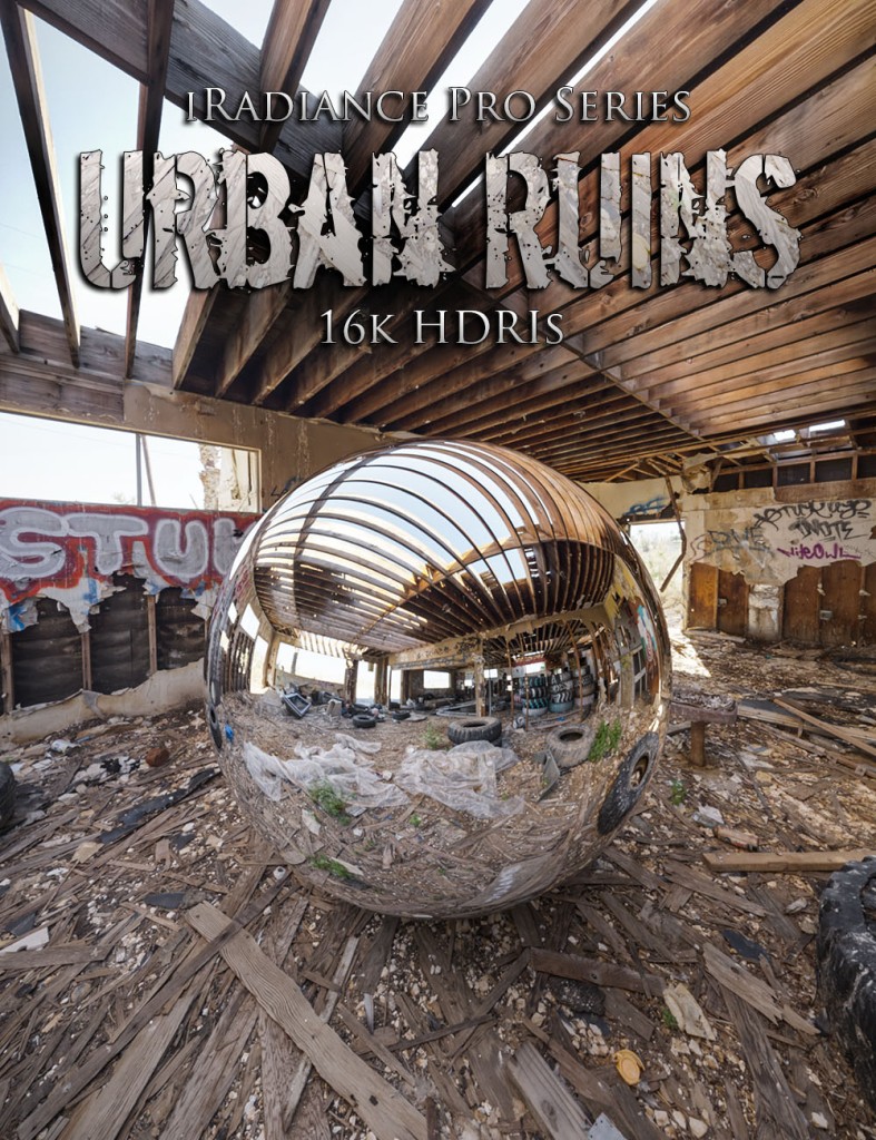iRadiance Pro Series 16k HDRIs – Urban Ruins
