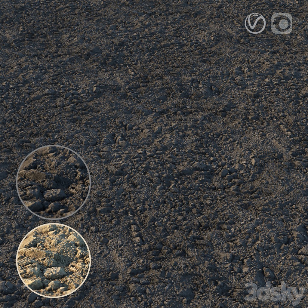Loosened ground material 02