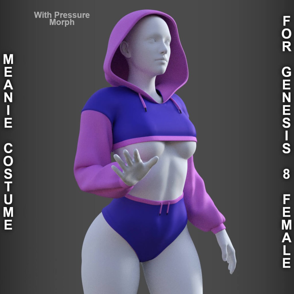 Meanie Costume for Genesis 8 Female