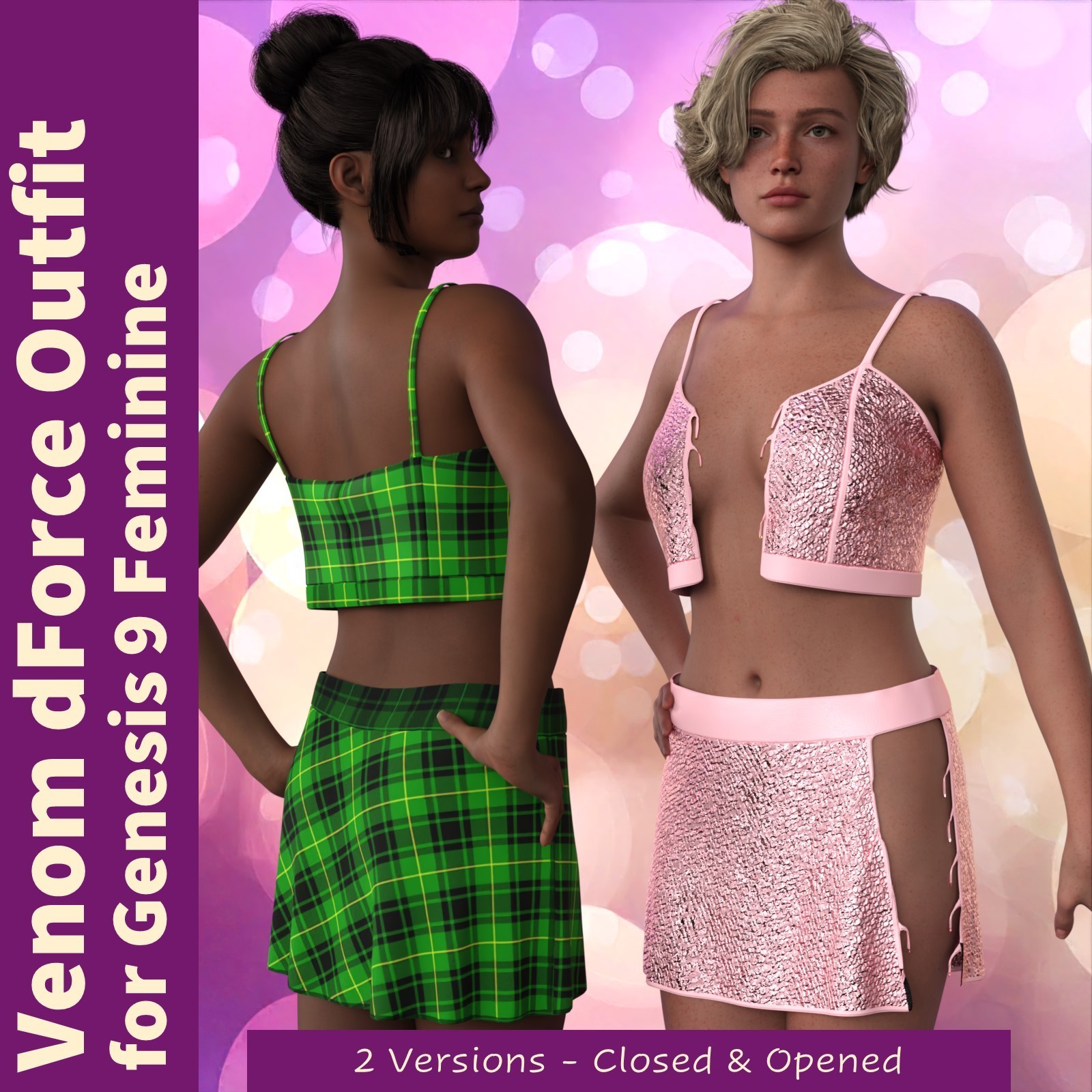 Venom dForce Outfit for G9 Feminine