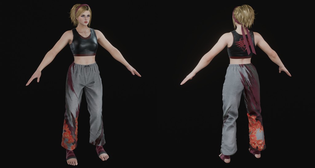 Tekken 8 Lidia S1 Premium for Blender 4.1
