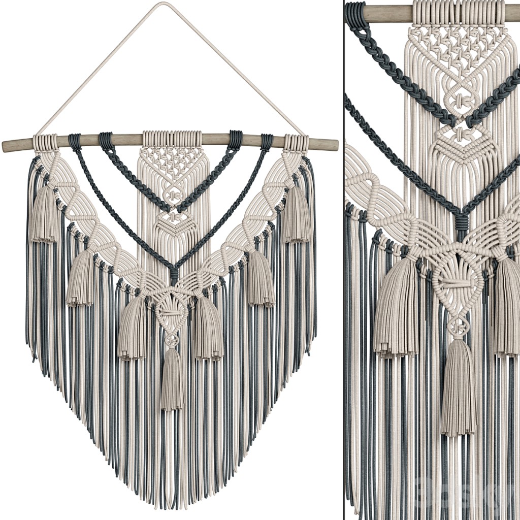 macrame wall decor set02