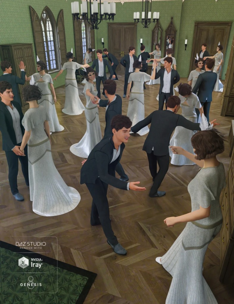 Rosemill Moor Country Dance Poses
