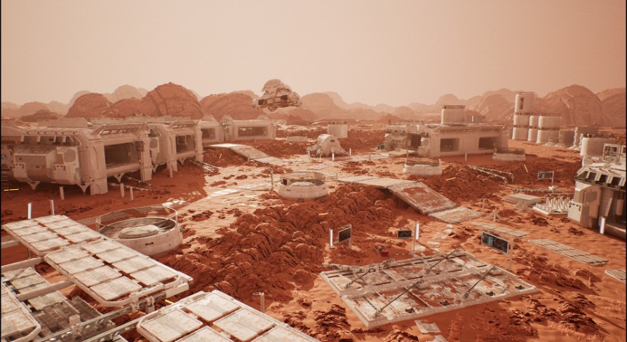 [UE5.0] Modular Sci-Fi Base - Indoor Outdoor - Mars Theme