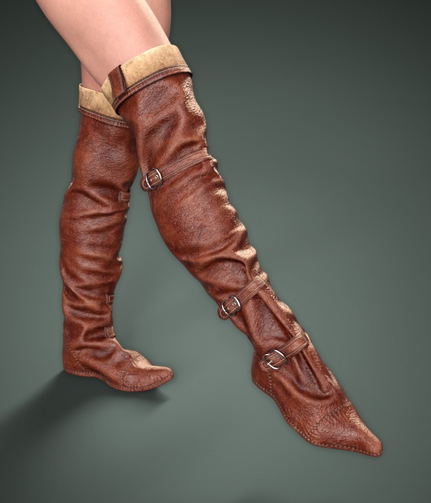 Late Medieval Boots for G8M, G8F and G9