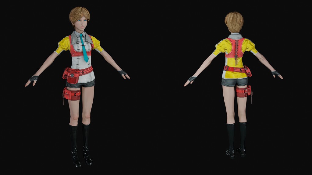 Alyssa Zaidelle Premium for Blender 3