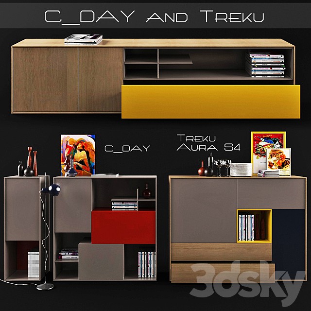A set of furniture C_Day / TREKU
