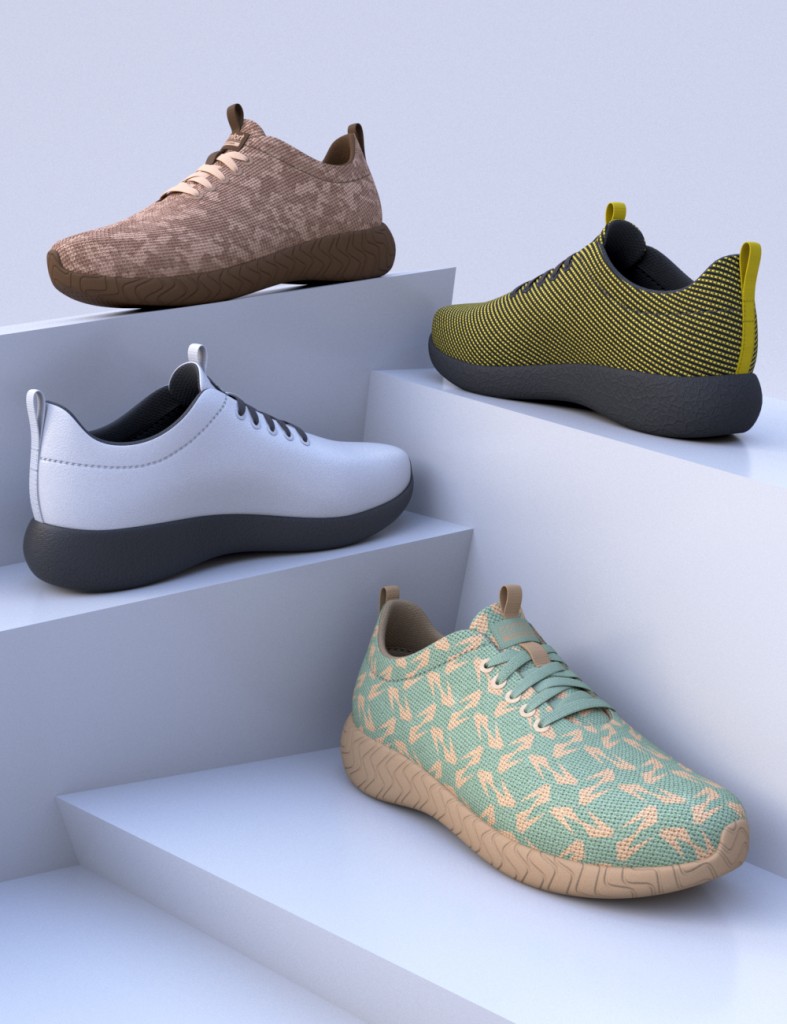 HL Comfort Sneakers for Genesis 8 and 8.1 Females