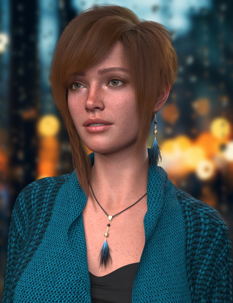 dForce Hadley Hair for Genesis 9