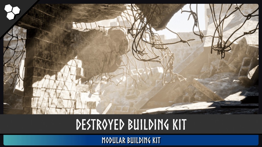 [UE5.2] Modular Destroyed Buildings (Modular House, Houses, Modular Building)
