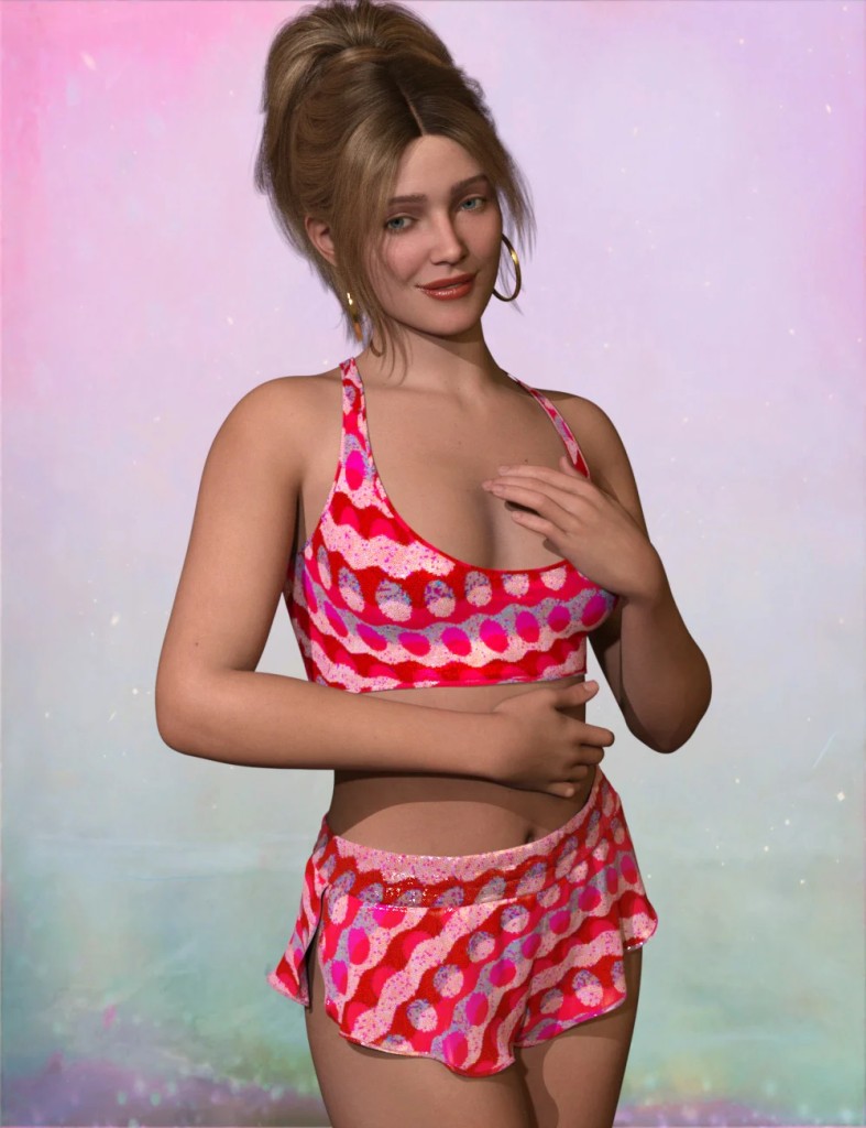 SIC Dreams for Rhiannon’s dForce Frankie PJs for Genesis 9