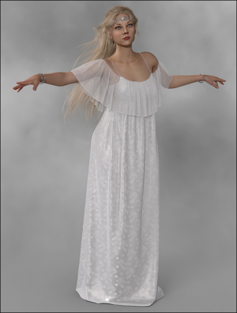 dForce - Long Gypsy Dress for G8F
