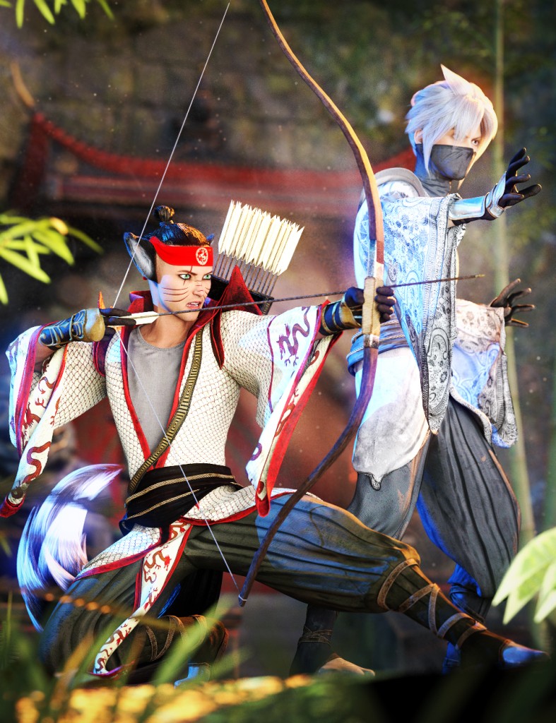 dForce Torikku Outfit Textures