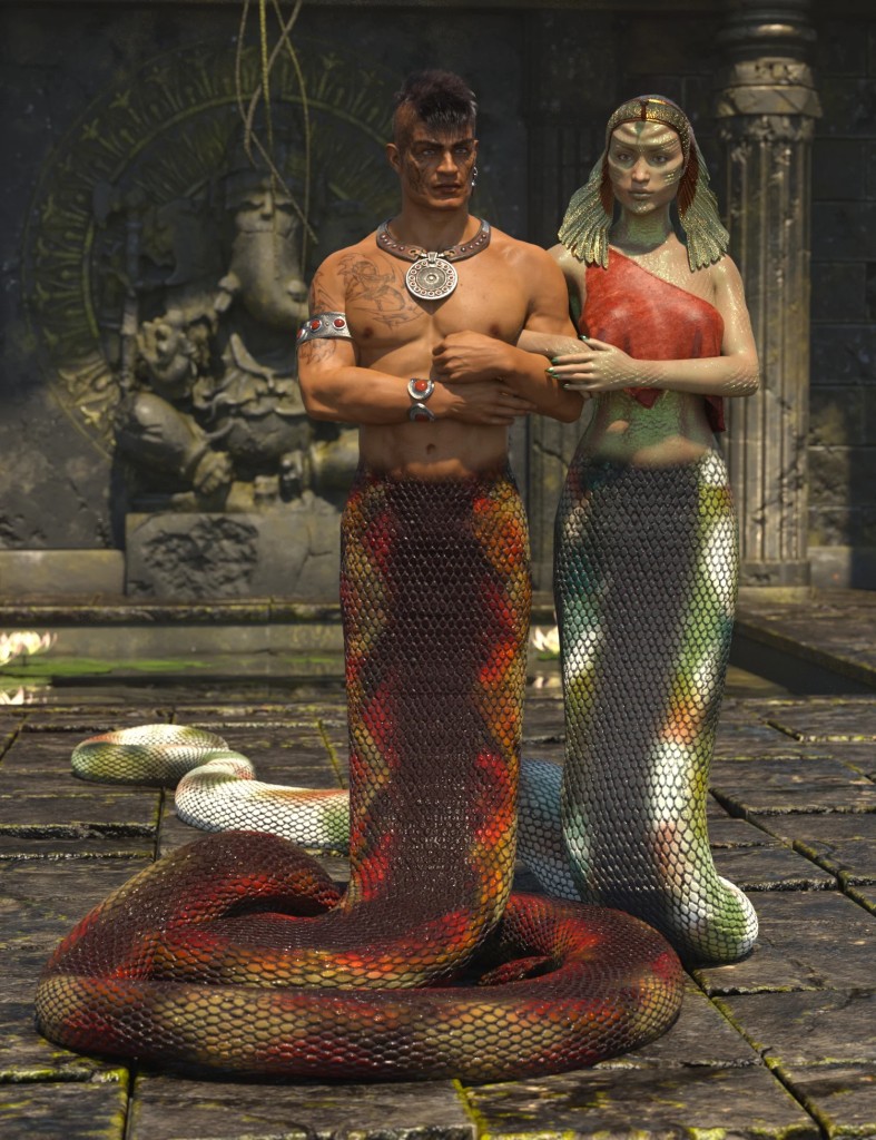 Lamia Mania - Textures for Lamia Tail and Clothes
